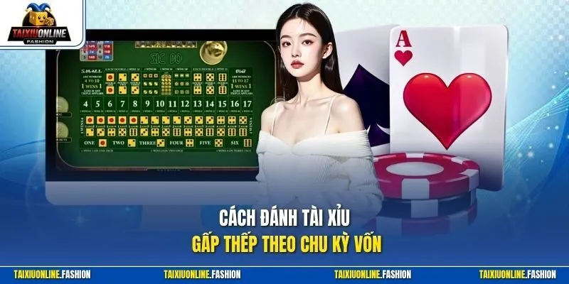 Cách đánh Tài Xỉu gấp thếp theo chu kỳ vốn