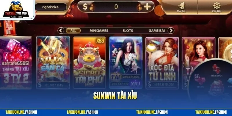 Sunwin Tài Xỉu